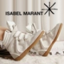 Кроссовки Isabel Marant Sneakers, натуральная кожа, скрытая танкетка 8,5 см...