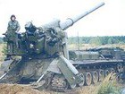 Convoy of self-propelled Pion guns drove through occupied Makiivka. VIDEO