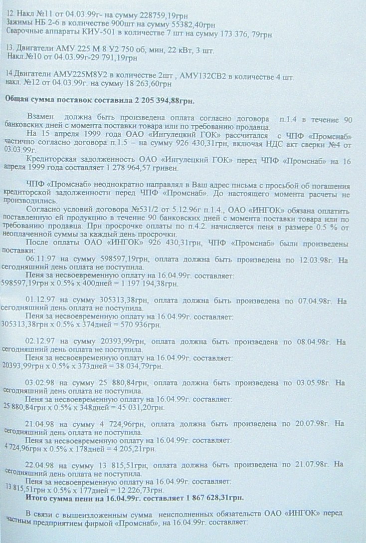 Банкротство ИНГОК