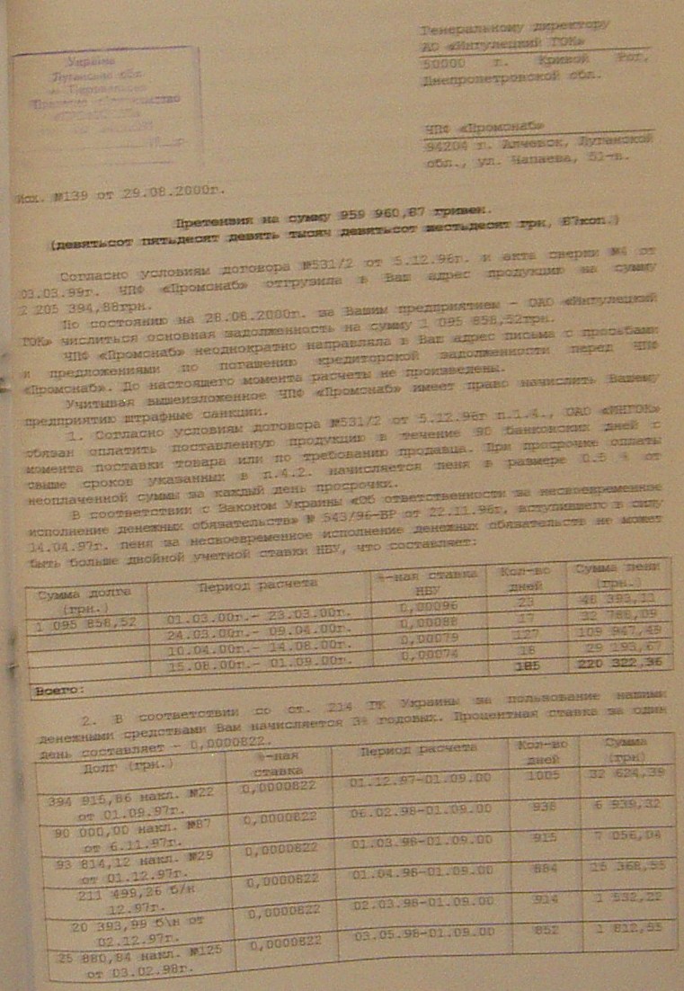 Банкротство ИНГОК
